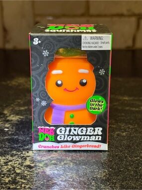 Needoh Ginger Glowman Glow-in-the-Dark with crunch. AUTHENTIC and SUPER RARE!